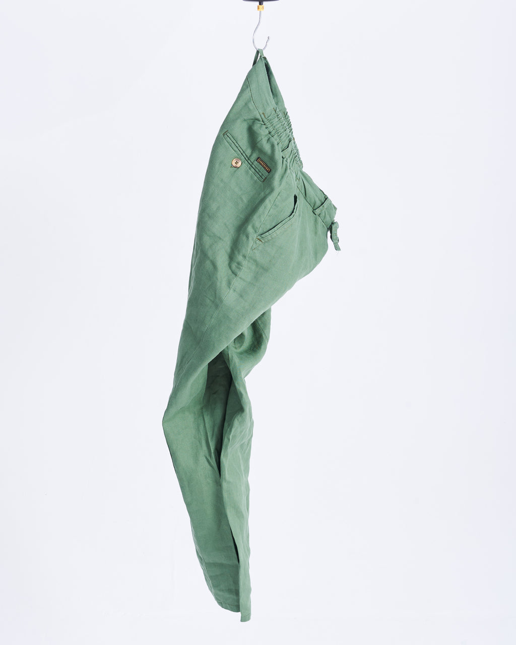 Drab Green Linen Pants