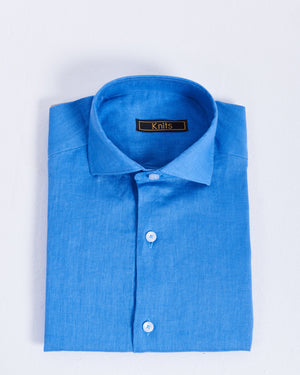 Crayola Blue Linen Shirt