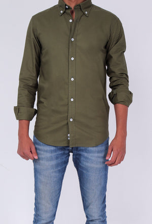 Olive Oxford Shirt