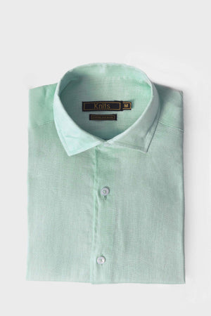 Pistachio Linen Shirt