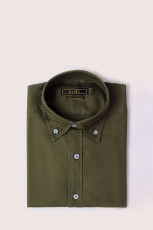 Olive Oxford Shirt